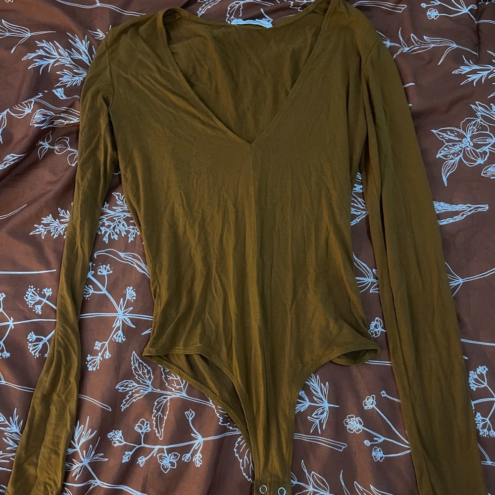Orange bodysuit